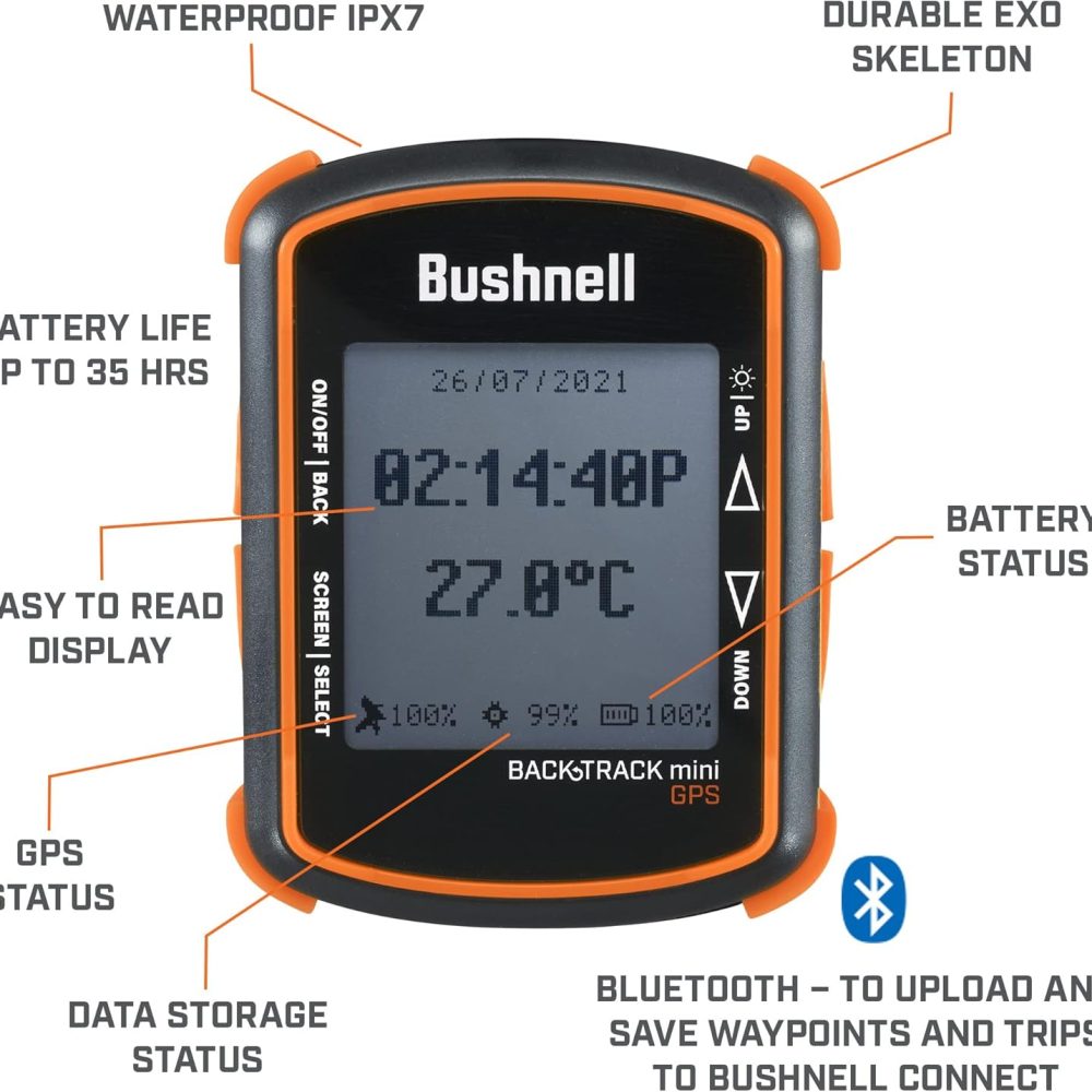 Bushnell BackTrack Mini GPS Navigation, Portable Waterproof GPS for Hiking Hunting and Backpacking - Image 3