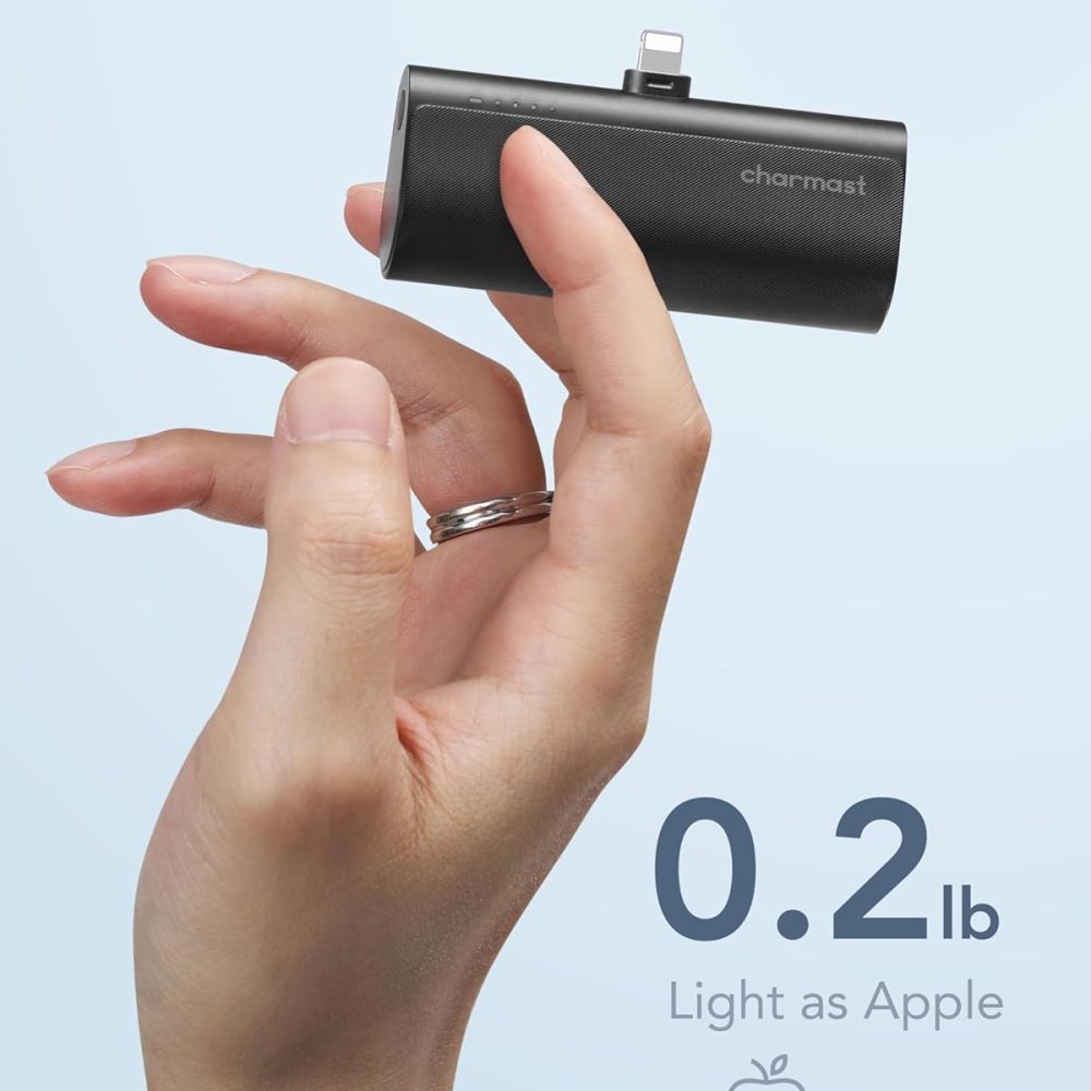Charmast Small Portable Charger 5000mAh, Ultra-Compact 20W PD Fast Charging Power Bank Mini Battery Pack Compatible with iPhone 14/14 Pro Max/13/13 Pro Max/12/12 Pro Max/11/XR/X/8/7/6, and More - Image 4